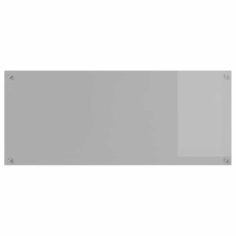 vidaXL Konyhai splashback Világosszürke 120 x 50 x 0,6 cm edzett üveg