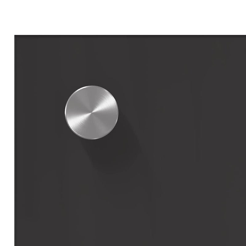 vidaXL Konyhai splashback Sötétszürke 110 x 40 x 0,6 cm edzett üveg