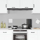 vidaXL Konyhai splashback Sötétszürke 110 x 40 x 0,6 cm edzett üveg