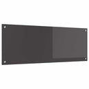 vidaXL Konyhai splashback Sötétszürke 110 x 40 x 0,6 cm edzett üveg