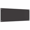 vidaXL Konyhai splashback Sötétszürke 110 x 40 x 0,6 cm edzett üveg