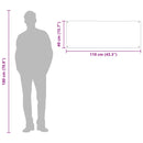 vidaXL Konyhai hátfal Sötétszürke 110 x 40 cm edzett üveg