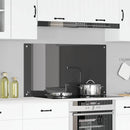 vidaXL Konyhai splashback Sötétszürke 110 x 60 x 0,6 cm edzett üveg