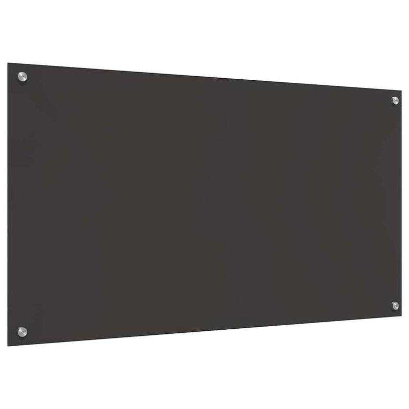 vidaXL Konyhai splashback Sötétszürke 110 x 60 x 0,6 cm edzett üveg