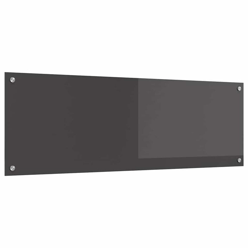 vidaXL Konyhai splashback Sötétszürke 120 x 40 x 0,6 cm edzett üveg