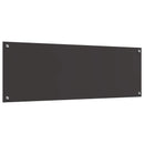 vidaXL Konyhai hátfal Sötétszürke 120 x 40 cm edzett üveg