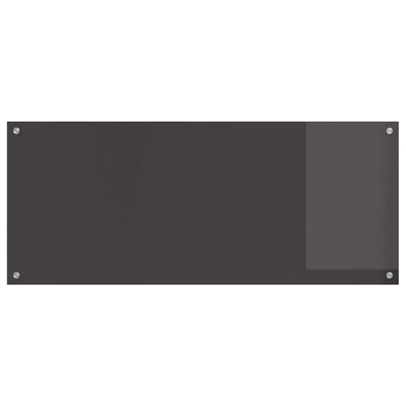 vidaXL Konyhai splashback Sötétszürke 120 x 50 x 0,6 cm edzett üveg