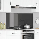 vidaXL Konyhai splashback Sötétszürke 120 x 60 x 0,6 cm edzett üveg