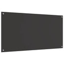 vidaXL Konyhai hátfal Sötétszürke 120 x 60 cm edzett üveg