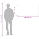 vidaXL Konyhai splashback Sötétszürke 120 x 60 x 0,6 cm edzett üveg