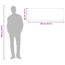 vidaXL Konyhai hátfal Sárga 120 x 40 cm edzett üveg