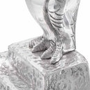 vidaXL Könyvtámaszok 2 pcs Ezüst 12 x 9 x 19 cm Alumínium
