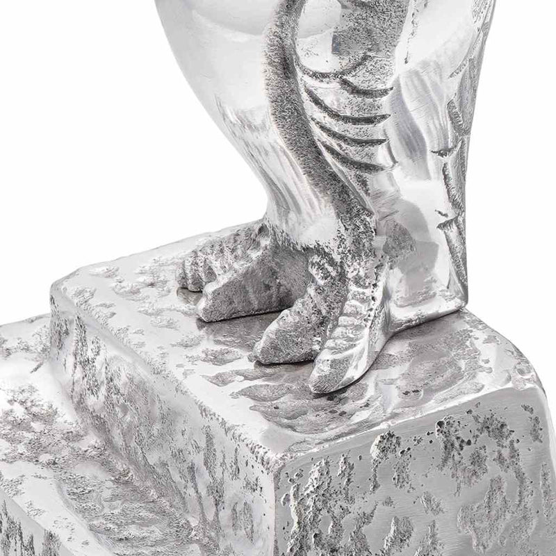 vidaXL Könyvtámaszok 2 pcs Ezüst 12 x 9 x 19 cm Alumínium