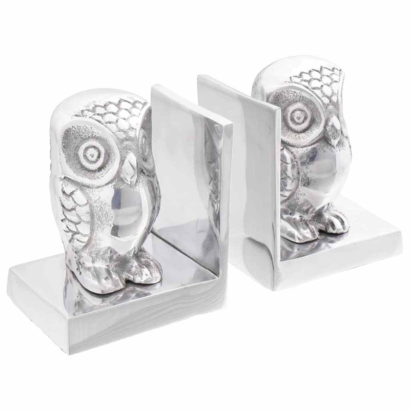 vidaXL Könyvtámaszok 2 pcs Ezüst 7 x 9 x 11 cm Alumínium