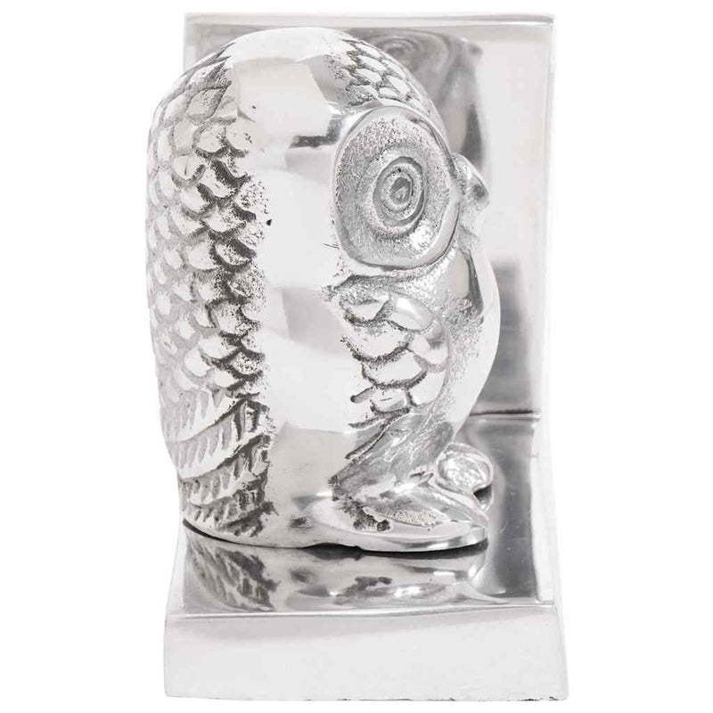 vidaXL Könyvtámaszok 2 pcs Ezüst 7 x 9 x 11 cm Alumínium