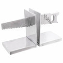 vidaXL Könyvtámaszok 2 pcs Ezüst 11 x 14 x 17,5 cm Alumínium