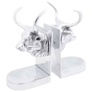 vidaXL Könyvtámaszok 2 pcs Ezüst 17 x 15 x 27 cm Alumínium