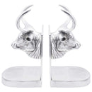 vidaXL Könyvtámaszok 2 pcs Ezüst 17 x 15 x 27 cm Alumínium