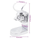 vidaXL Könyvtámaszok 2 pcs Ezüst 17 x 15 x 27 cm Alumínium