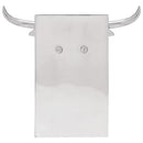 vidaXL Könyvtámaszok 2 pcs Ezüst 21,5 x 15,5 x 20 cm Alumínium