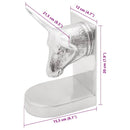 vidaXL Könyvtámaszok 2 pcs Ezüst 21,5 x 15,5 x 20 cm Alumínium