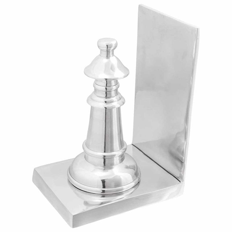 vidaXL Könyvtámaszok 2 pcs Ezüst 11 x 12 x 19.5 cm Alumínium