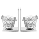 vidaXL Könyvtámaszok 2 pcs Ezüst 8 x 12 x 16,5 cm Alumínium