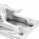 vidaXL Könyvtámaszok 2 pcs Ezüst 12 x 15 x 18 cm Alumínium