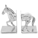 vidaXL Könyvtámaszok 2 pcs Ezüst 11 x 14 x 25 cm Alumínium