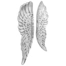 vidaXL Szárny Szobor 2 pcs Ezüst 31 x 5 x 91 cm Alumínium