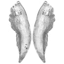 vidaXL Szárny Szobor 2 pcs Ezüst 31 x 5 x 91 cm Alumínium