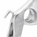 vidaXL Bika szobor Ezüst 22 x 9,5 x 34 cm Alumínium