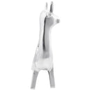 vidaXL Bika szobor Ezüst 22 x 9,5 x 34 cm Alumínium