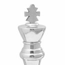 vidaXL Szobrok 2 pcs Ezüst 17 x 17 x 42 cm Alumínium