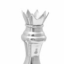 vidaXL Szobrok 2 pcs Ezüst 17 x 17 x 42 cm Alumínium
