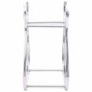 vidaXL Borágas Ezüst 23 x 14 x 28 cm Alumínium