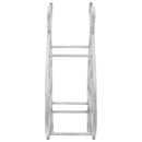 vidaXL Borágas Ezüst 38 x 33 x 13 cm Alumínium