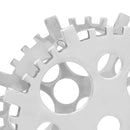 vidaXL Borágas Ezüst 39 x 39 x 14 cm Alumínium