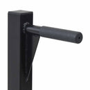 vidaXL Lepedő állomás Fekete 103,5 x 66,5 x 121,5 cm Porszórt acél