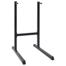 vidaXL Lepedő állomás Fekete 103,5 x 66,5 x 121,5 cm Porszórt acél