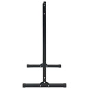 vidaXL Lepedő állomás 2 db Fekete 55 x 90 x 104.5 cm Porszórt acél