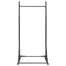 vidaXL Felhúzós Rúd Állomás Fekete 100,5 x 102 x 234,5 cm