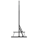 vidaXL Felhúzós Rúd Állomás Fekete 100,5 x 102 x 234,5 cm
