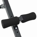 vidaXL Hyperextension pad Fekete 100,5 x 70 x 78 cm Porszórt acél