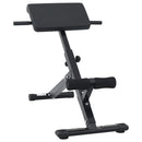 vidaXL Hyperextension pad Fekete 100,5 x 70 x 78 cm Porszórt acél