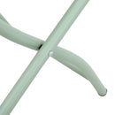 vidaXL Kerti hajtható szék 2 pcs Zöld 55 x 56.5 x 91cm Acél