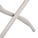 vidaXL Kerti hajtható szék 2 pcs Bézs 55 x 56.5 x 91cm Acél