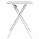 vidaXL Bisztróasztal Fehér 55 x 55 x 72,5 cm Porfestett acél