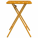 vidaXL Kerti Asztal Mustár 55 x 55 x 73 cm Porfestett acél