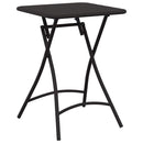 vidaXL Bisztróasztal Antracit 55 x 55 x 72,5 cm Porfestett acél